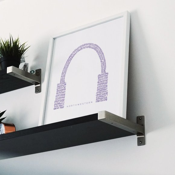 Northwestern University Word Art - Picture 2 of 3